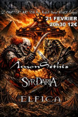 Live Report - Amon Sethis + Syr Daria + Elfica Tribute Epica